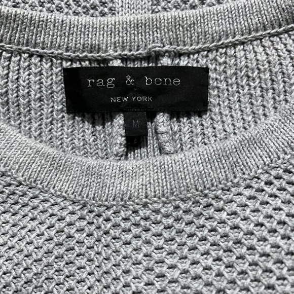 Rag & Bone Rita Boyfriend Waffle Knit Sweater - Picture 11 of 12